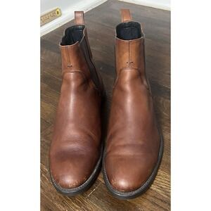 Women's Vegabond Amina Chelsea Leather Cognac Boot Size 10 Classic Chic Style